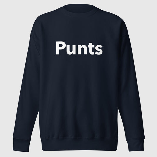 Punts Navy Crewneck Sweatshirt